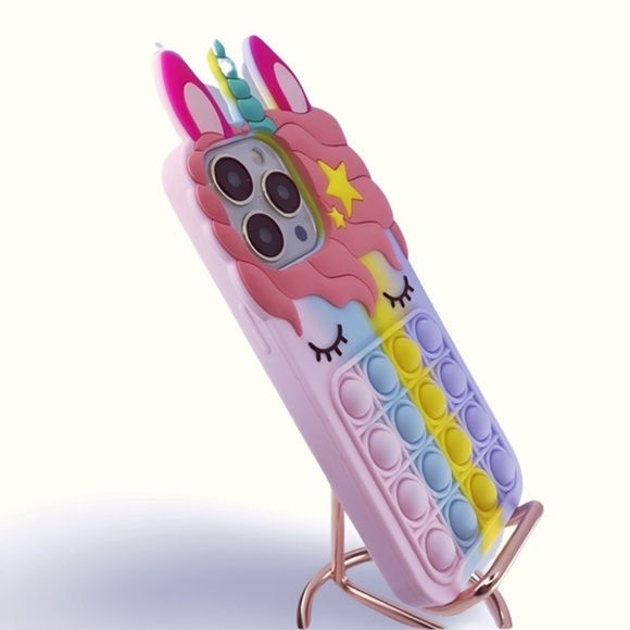 HP🔥Level up your iPhone game: Kawaii Cartoon Pop-it Phone Case - Picture 4 of 4